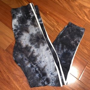 Comfy stretchy lounge tie dye yoga pants / legging